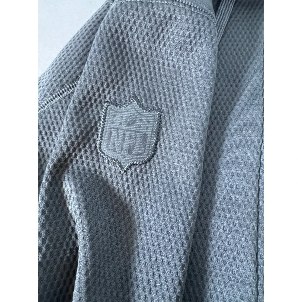Nike Mens Atlanta Falcons Hoodie Sweatshirt Full Zip‎ Therma Fit Medium Gray
